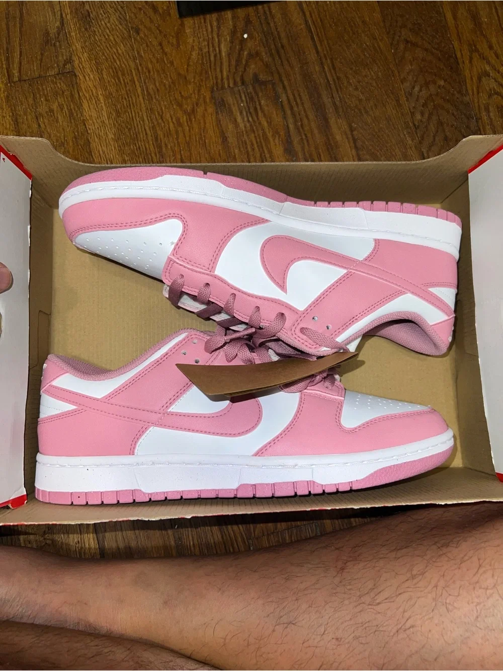 Size 11W/9.5M - Wmns Nike Dunk Low “Elemental Pink” (NEW MISSING LID) DD1873-112